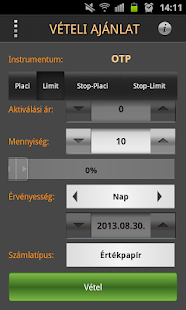 Portfolio Online Tőzsde Screenshots 9