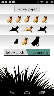 download Pugzie Cute Pug Live Wallpaper free