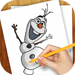 Cover Image of Herunterladen Drawing Lessons Ollaf Frozen 1.02 APK