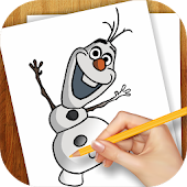 Drawing Lessons Ollaf Frozen