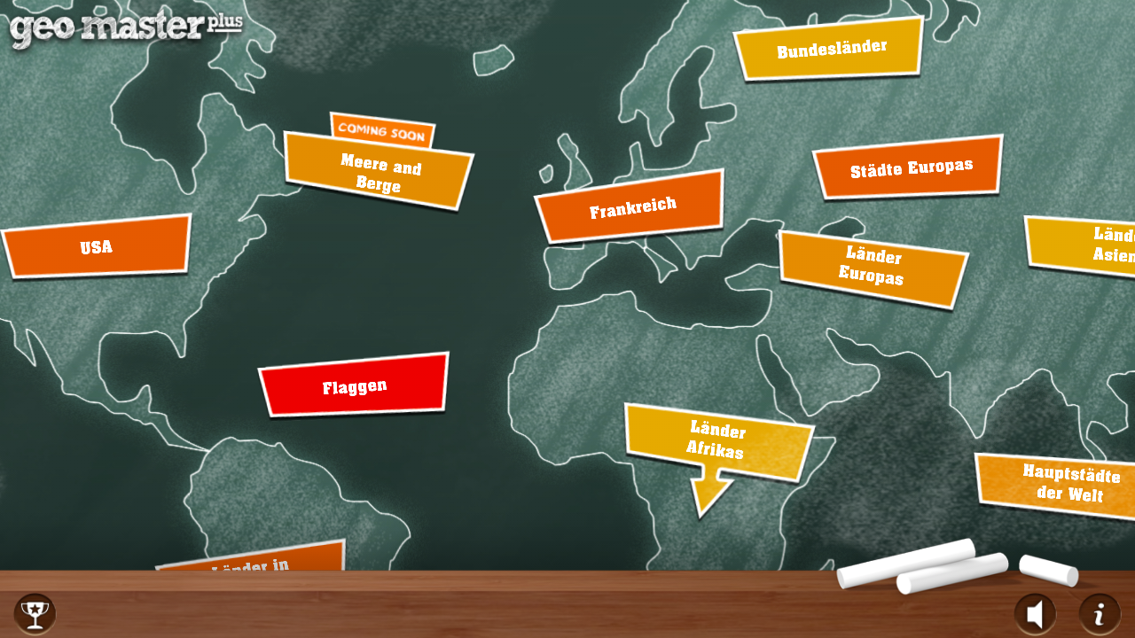 Android application Geomaster Plus screenshort