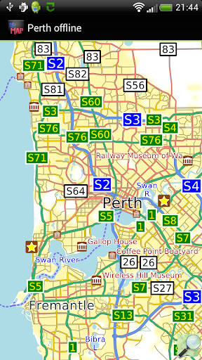 Perth offline map