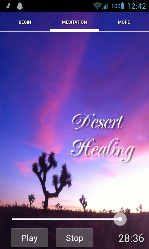 Android application Let Go &amp; Let God Desert Prayer screenshort