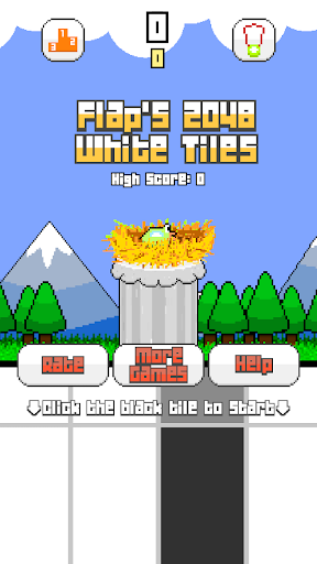 Flap's 2048 White Tiles