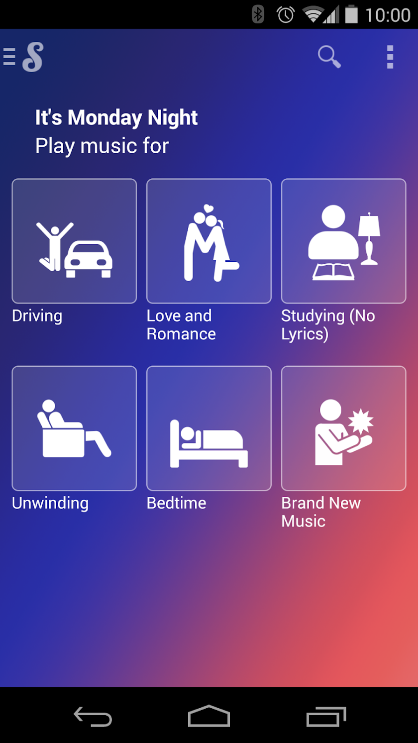 Songza Screen 2