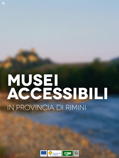Rimini Accessible Museums tab