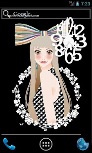 How to mod おしゃれでかわいい女の子ライブ壁紙２（時計） lastet apk for bluestacks