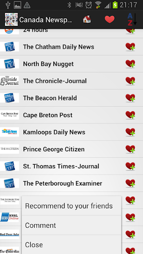 【免費新聞App】Canada Newspapers And News-APP點子