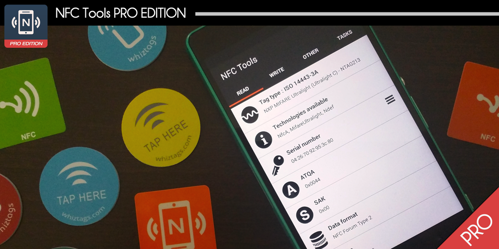 NFC Tools - Pro Edition - screenshot