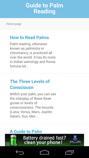 Guide to Palm Reading