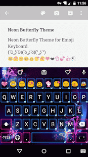 How to get Neon Butterfly Emoji Keyboard 1.0 mod apk for bluestacks