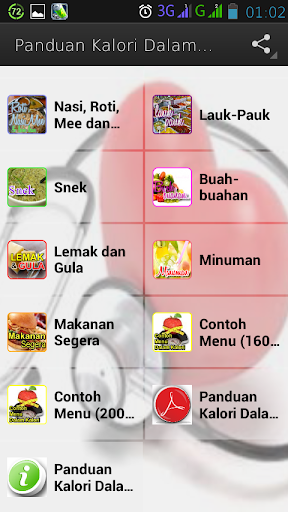 【免費健康App】Panduan Kalori Dalam Makanan-APP點子