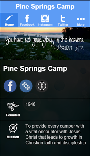 Pine Springs Camp