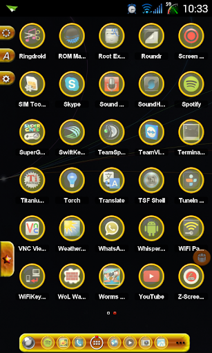 TSF Shell Theme Yellow HD