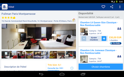  Booking.com Réservez un Hôtel – Vignette de la capture d'écran  