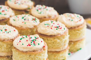 Salted Caramel Mini Layer Cakes