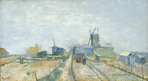 Montmartre: windmills and allotments