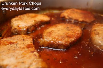 Pan Seared Pork Chops with Beer