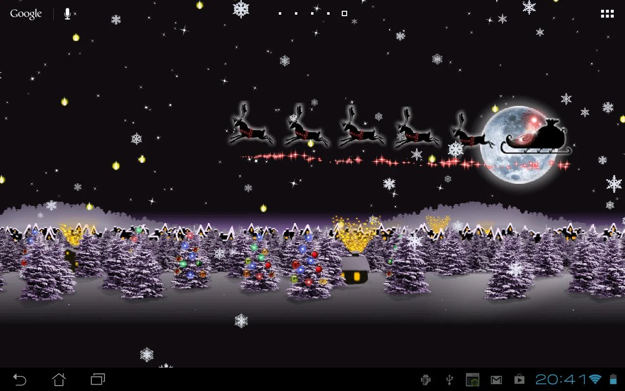 Живые обои Christmas Live Wallpaper HD на Андроид