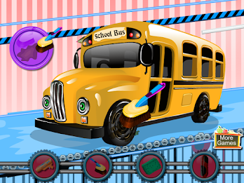 School Bus Car Wash by Zync Studio poster 3