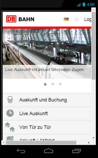 【免費交通運輸App】DB Deutsch Railways-APP點子