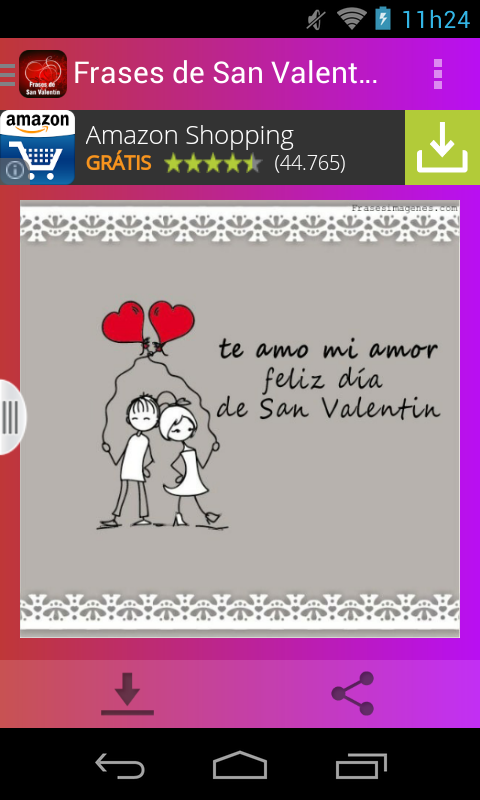 Frases de San Valentin Screen 3