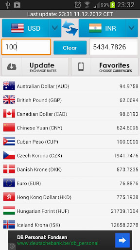 Currency Converter Live