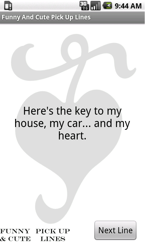 Casino pick up line