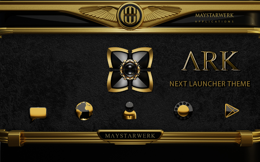 Next Launcher Theme Ark Screen 3
