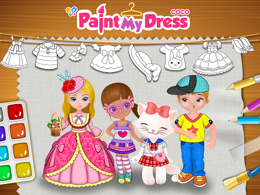 【免費休閒App】Coco Paint My Dress-APP點子