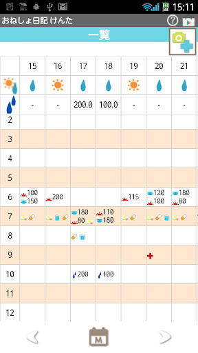 Bedwetting Diary