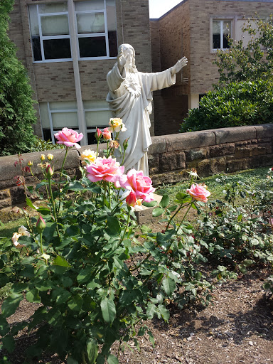 Christ With Roses