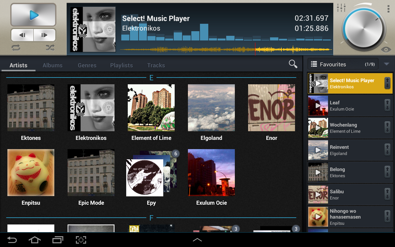 Select! Music Player Pro - screenshot