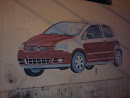 Red Car Grafite