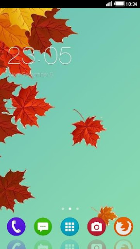 Dry Leaf C Launcher Theme