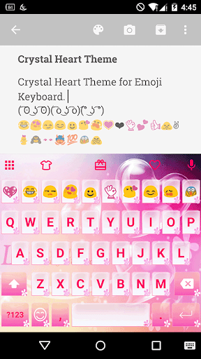 免費下載社交APP|Crystal Heart Emoji Keyboard app開箱文|APP開箱王