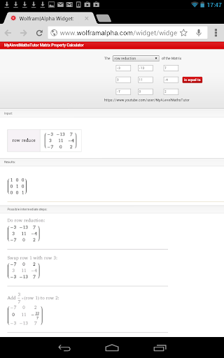 【免費教育App】Matrix Row Reduction Calc'r-APP點子