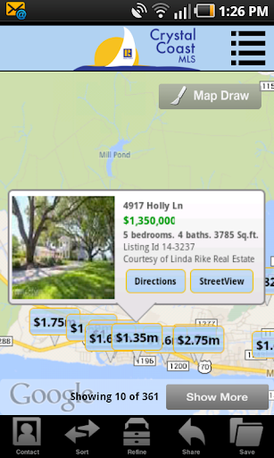 【免費生活App】Crystal Coast MLS Real Estate-APP點子