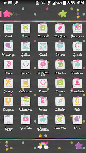 【免費個人化App】Washi Tape Go Launcher-APP點子