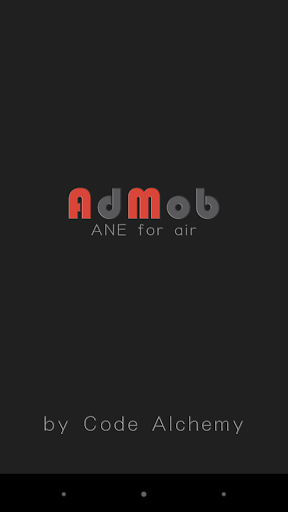 AdMob ANE Demo Application