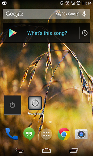 Reboot Menu Widget *ROOT*