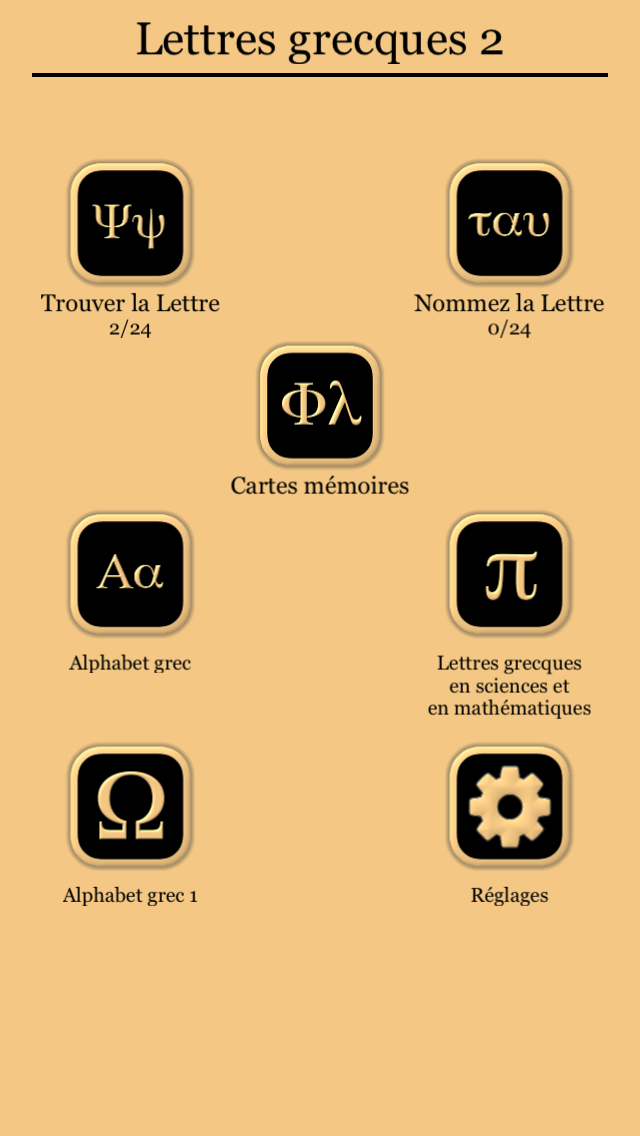 Android application Greek Letters and Alphabet - From Alpha to Omega screenshort