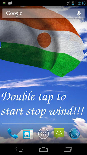 3D Niger Flag Live Wallpaper