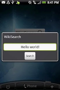 WikiSearch Widget Screenshots 1
