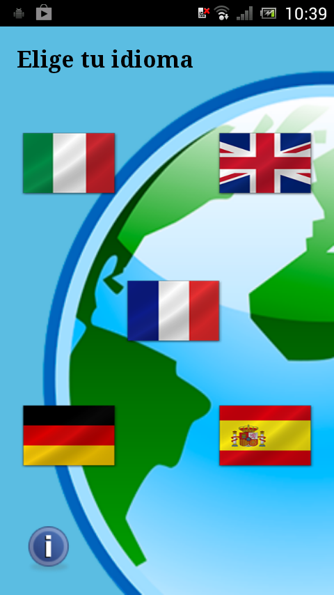 Android application Multilanguage Translator screenshort