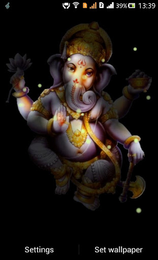 Ganesh FireFlie Live Wallpaper