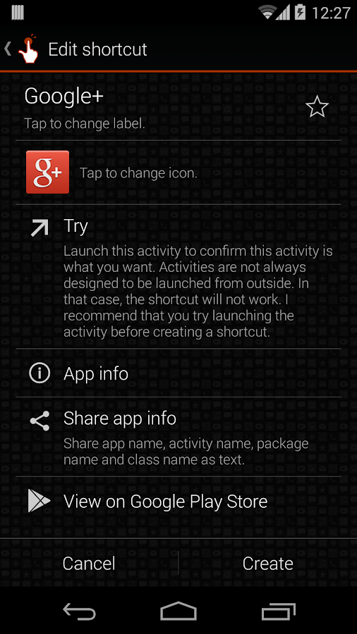    QuickShortcutMaker- screenshot  