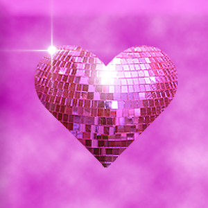 Pink Sparkle Hearts Live logo