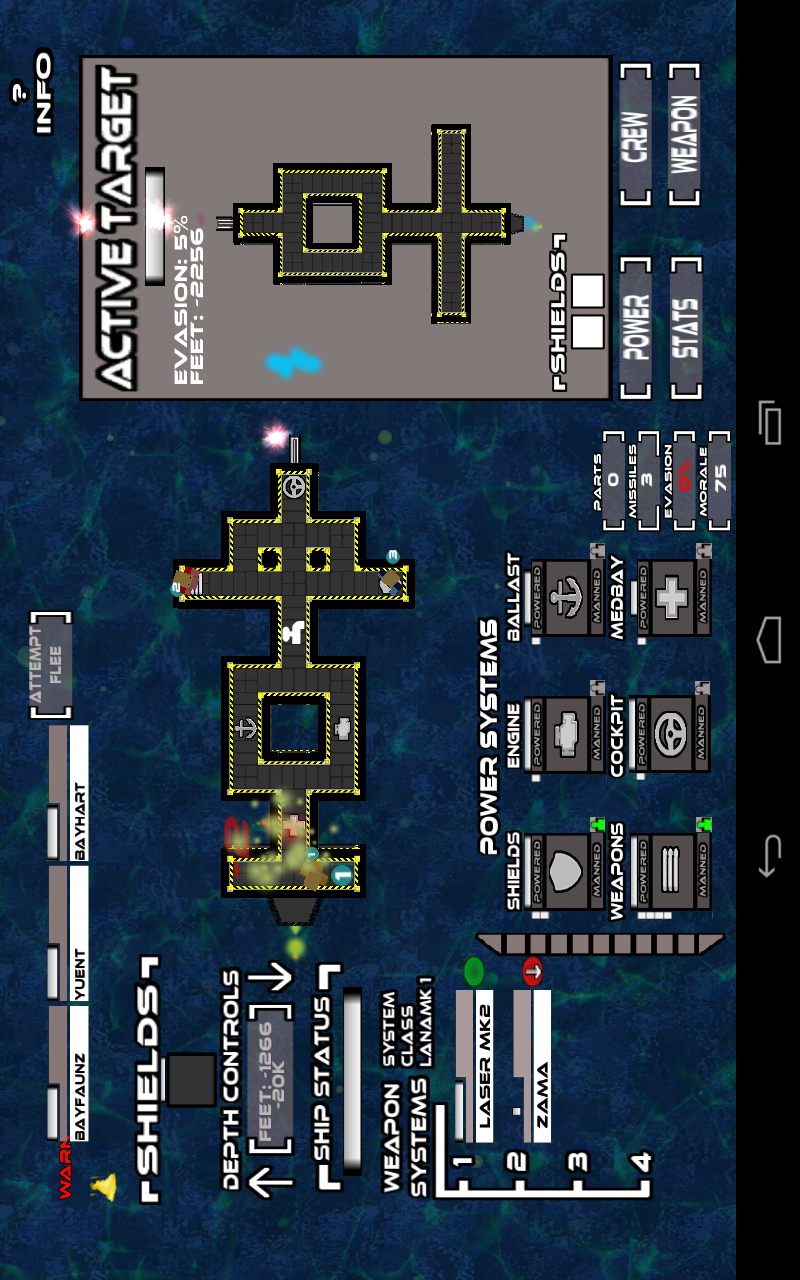 PSI: Submarine Combat Screen 1