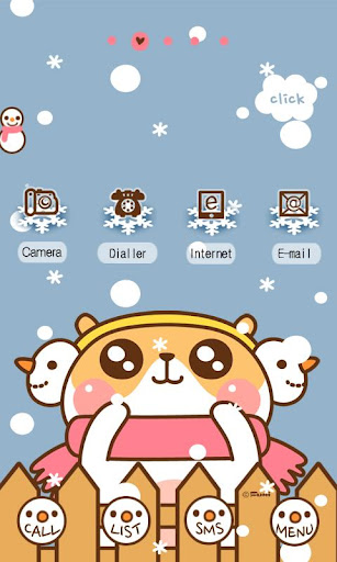 CUKI Theme White Snow